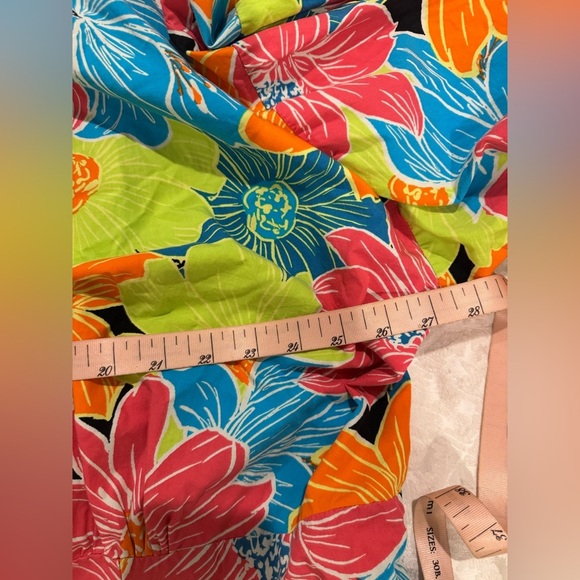 ASOS LUXE CURVE PEEKABOO FLARE SLEEVE SHIRT DRESS FLORAL bright - Picture 6 of 8